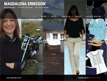 Tablet Screenshot of magdalenaeriksson.com